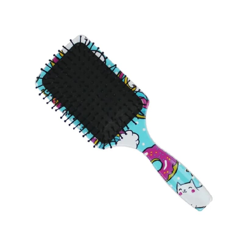 ESCOVA CABELO KATY QUADRADA GATOCORNIO