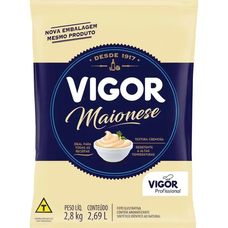 MAIONESE VIGOR 2,8KG