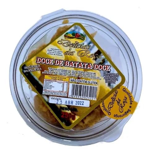 DOCE DE BATATA DOCE DELICIAS DA ROCA 250G