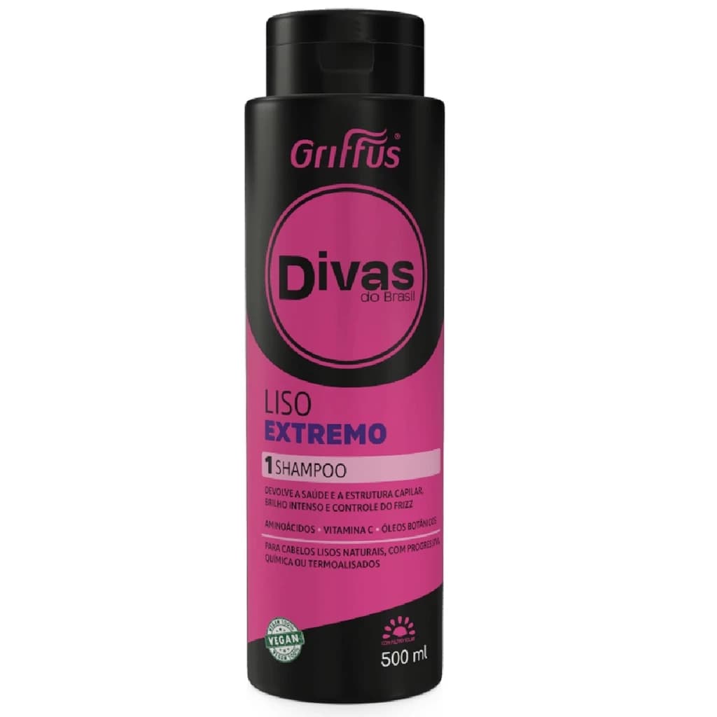 SHAMPOO DIVAS 500ML LISO EXTREMO