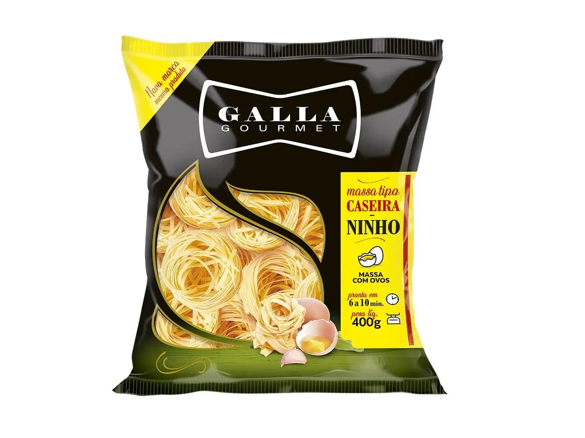 MACARRAO GALLA GOURMET 400G NINHO
