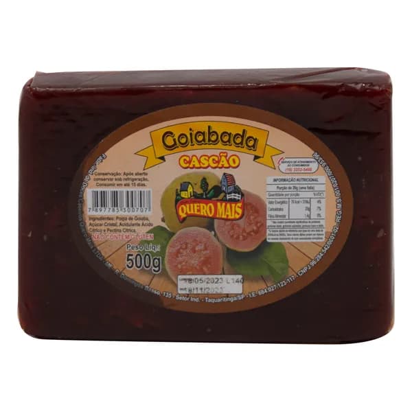GOIABADA CASCAO QUERO MAIS 500G