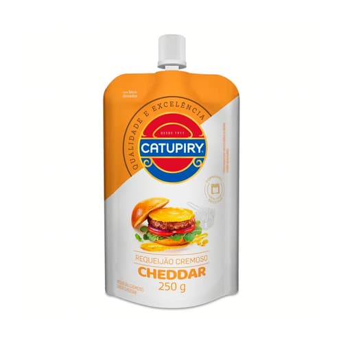 REQUEIJAO CATUPIRY CHEDDAR POUCH 250G
