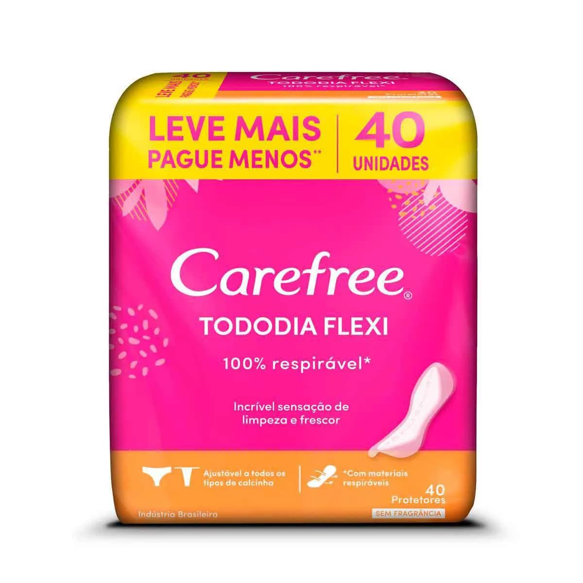 ABSORVENTE CAREFREE TODO DIA C/40 S/PERF