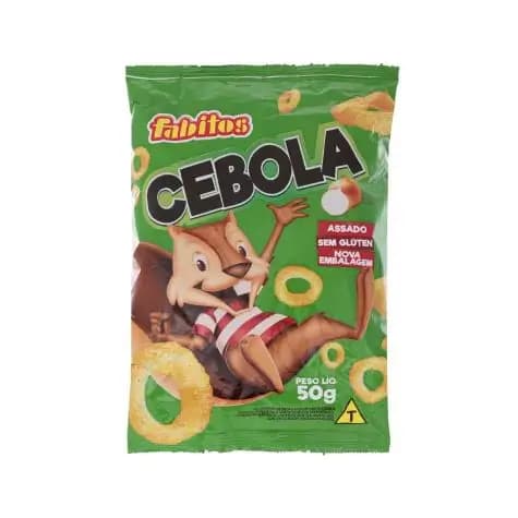 SALGADINHO FABITOS CEBOLA 50G
