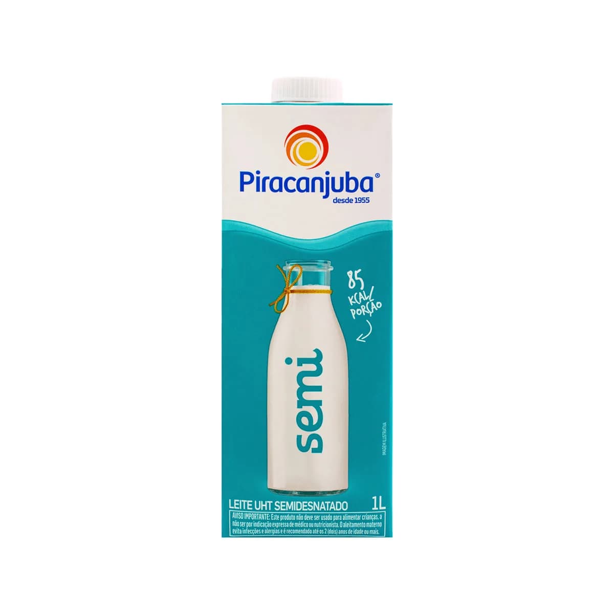 LEITE PIRACANJUBA SEMIDESNATADO 1L