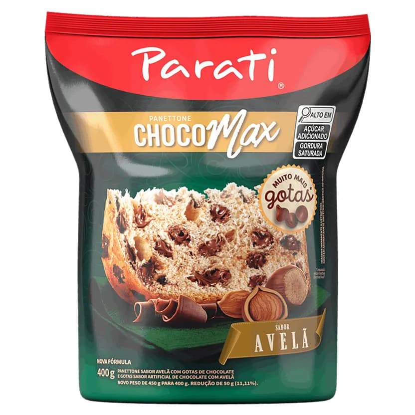 PANETTONE PARATI 400G CHOCOMAX AVELA