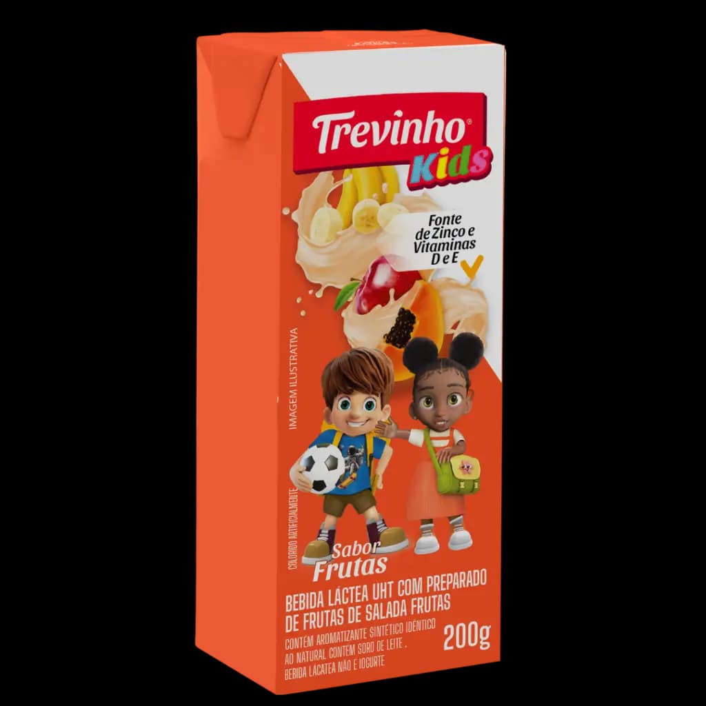 BEB LACTEA TREVINHO KIDS 200ML FRUTAS