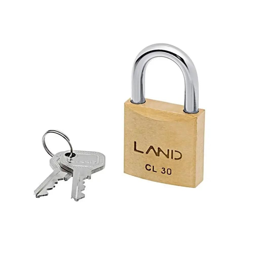 CADEADO DE LATAO LAND BLISTER 30MM