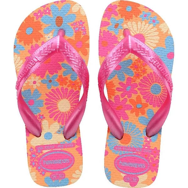 SAND HAVAIANAS KIDS FLORES PESSEGO 33/4