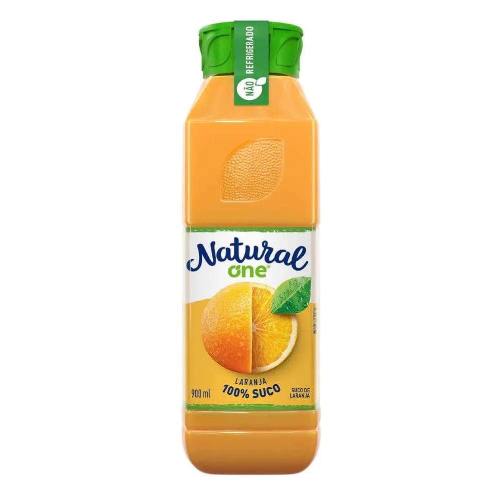 SUCO NATURAL ONE 900ML LARANJA