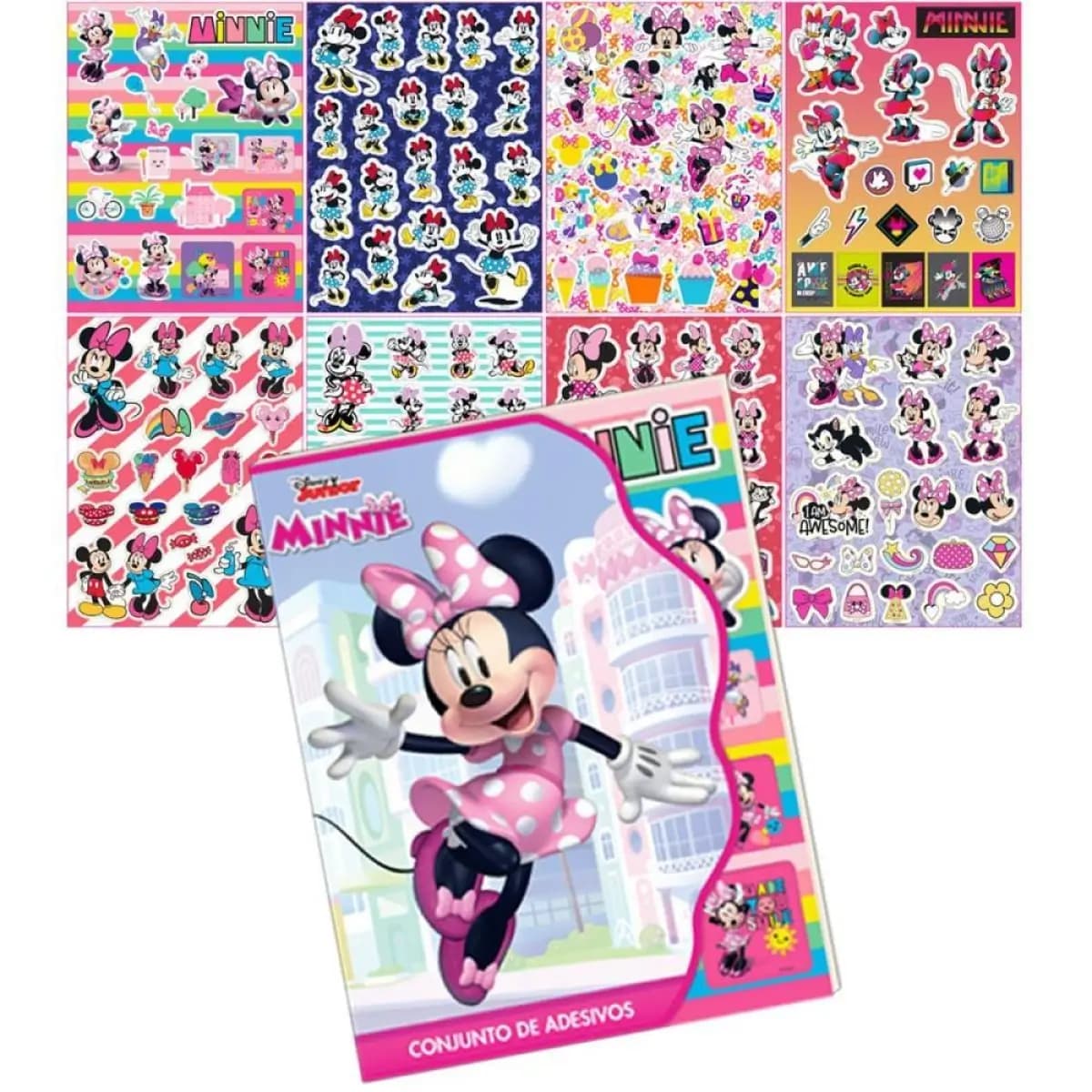 ADESIVOS DECORADOS MINNIE 8FLS