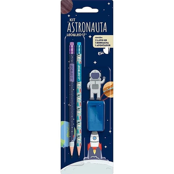 KIT ESCOLAR ASTRONAUTA HB C/04 PECAS