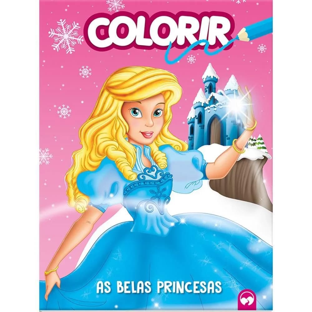 LIVRO INFANTIL COLORIR AS BELAS PRINCESAS