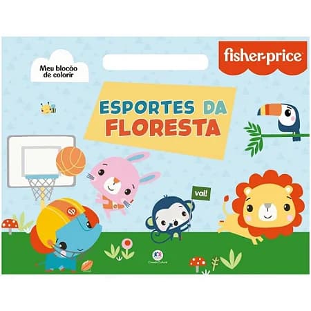 LIVRO INFANTIL COLORIR MEU BLOCAO FISHER-PRICE 48PGS