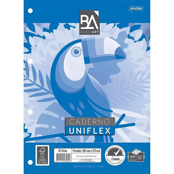 BLOCO FICHARIO UNIVERSIT. UNIFLEX 96FLS