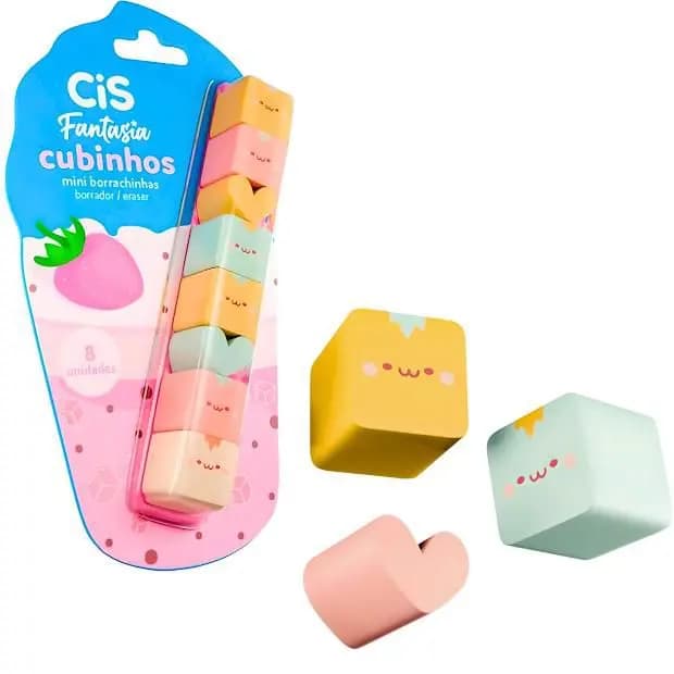 BORRACHA DECORADA CIS CUBINHOS