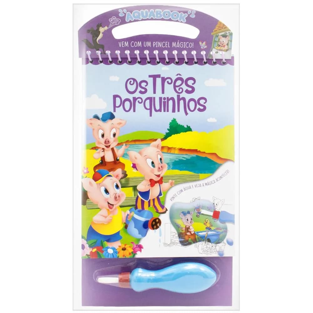 LIVRO AQUABOOK OS 3 PORQUINHOS