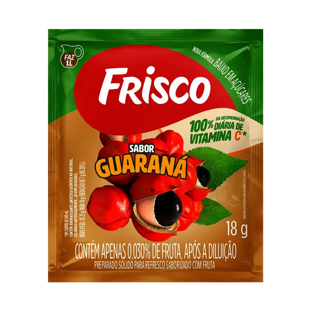 REFRESCO PO FRISCO 18G GUARANA