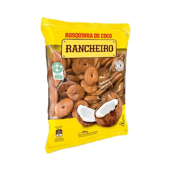 BISC RANCHEIRO ROSQ 500G COCO