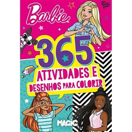 LIVRO INFANTIL COLORIR 365 ATIVIDADES BARBIE 288PG