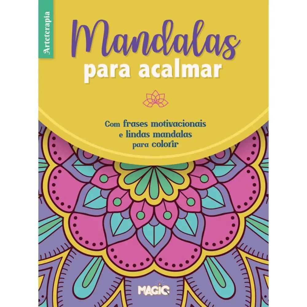 LIVRO DE COLORIR MANDALAS P/ACALMAR 27X20 48PG