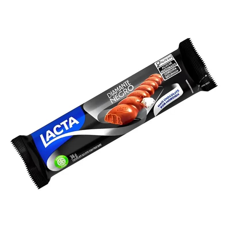 CHOC LACTA 34G DIAMANTE NEGRO