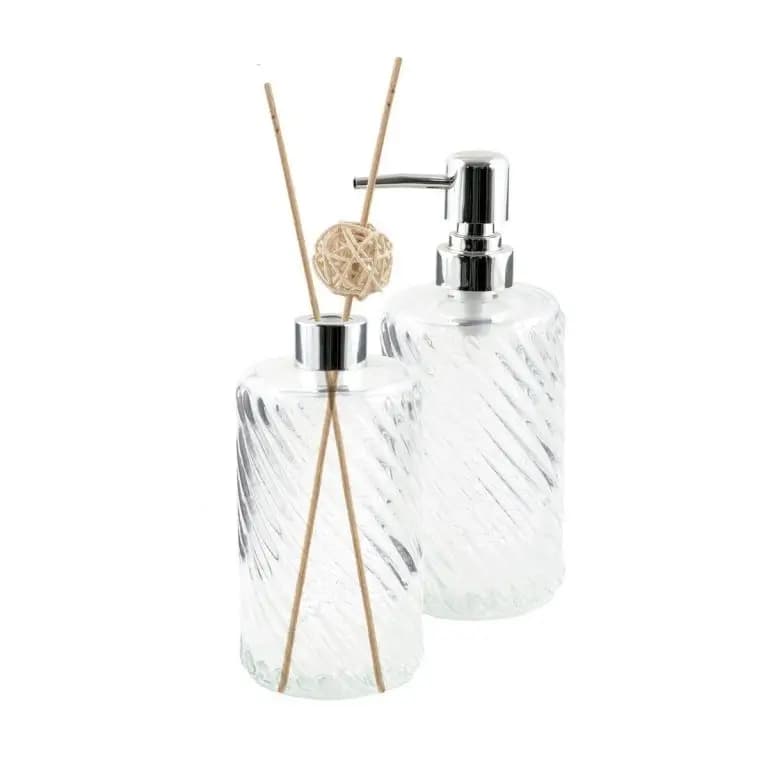 CJ MIMO COM 02 PCS DISPENSER E RECIPIENTE AROMA ESPIRAL