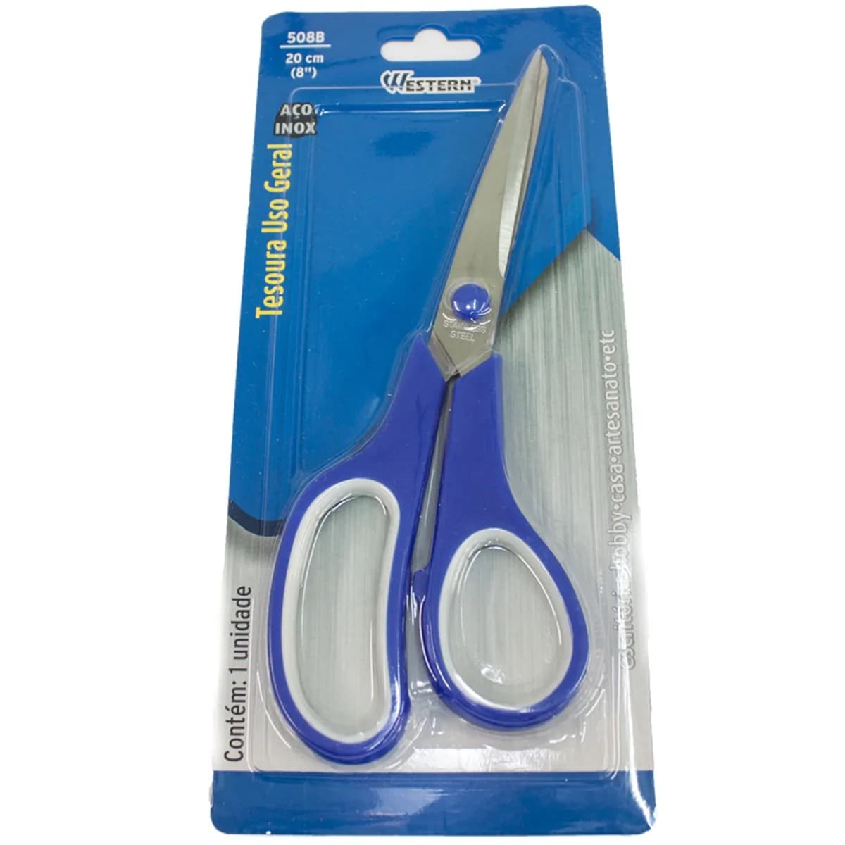 BRICO  TESOURA WESTERN USO GERAL 08  20 CM