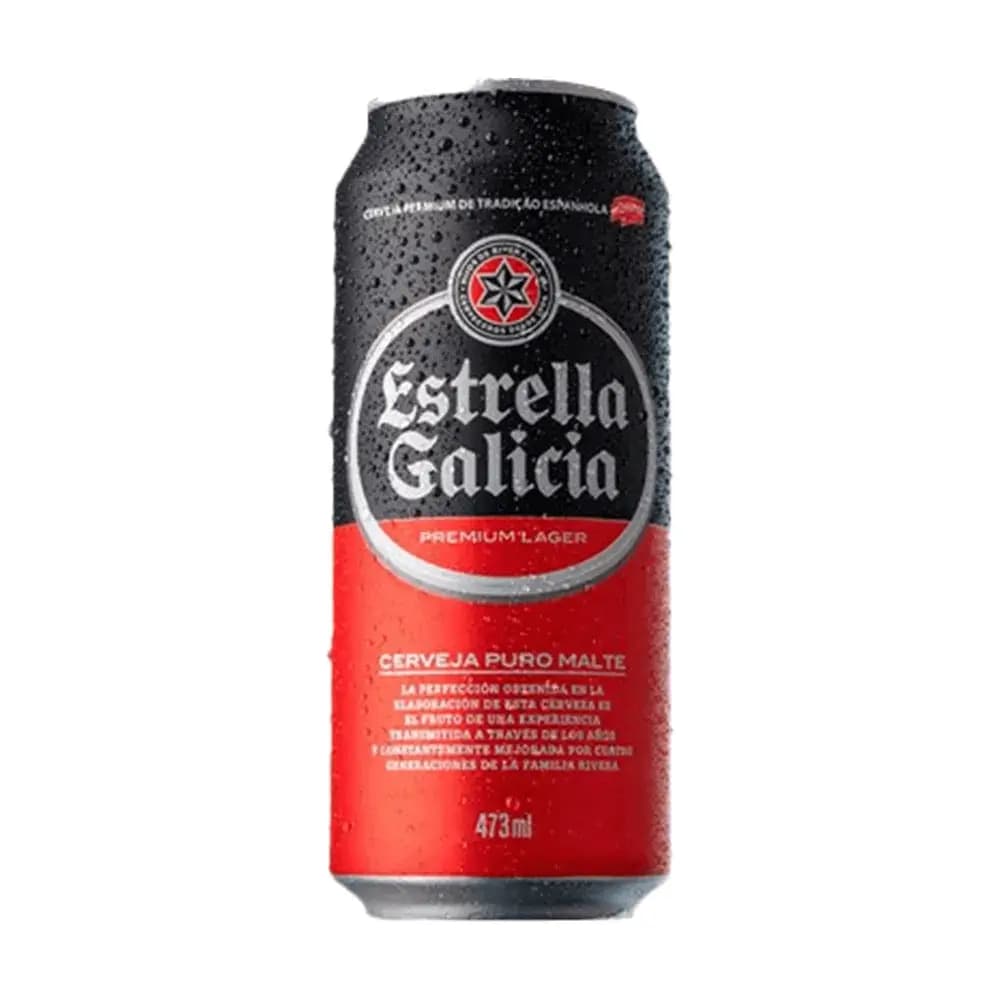 CERVEJA ESTRELLA GALICIA  473ML
