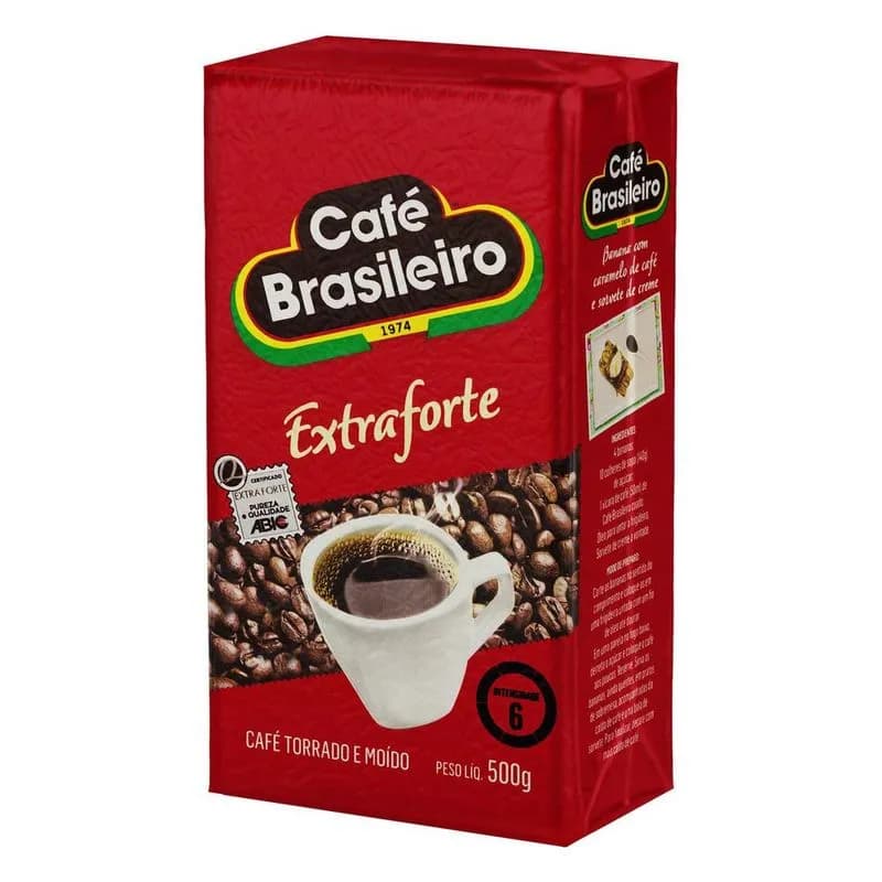 CAFE BRASILEIRO EXTRA FORTE 500G VACUO
