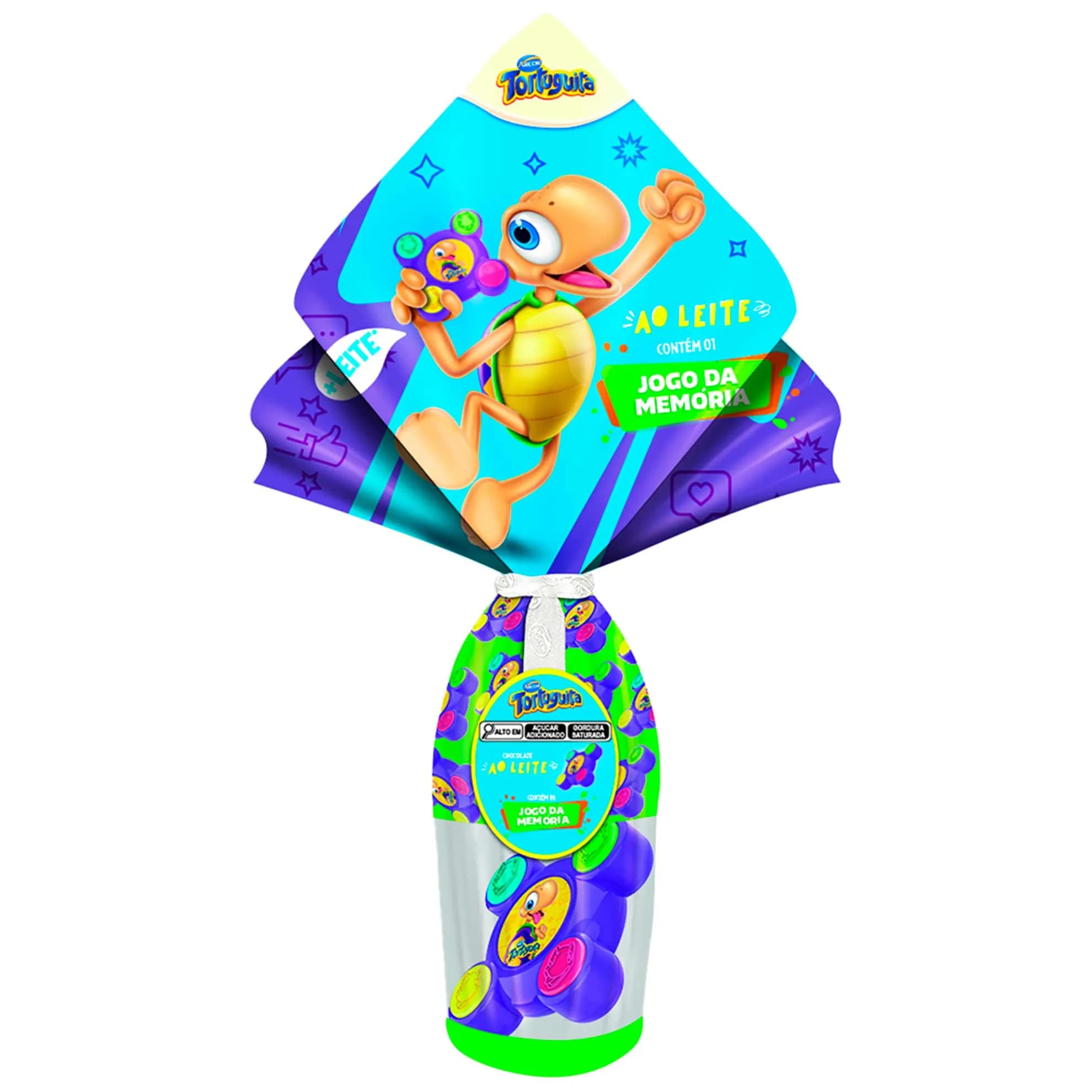 OVO PASCOA TORTUGUITA JGO MEMORIA 100GR