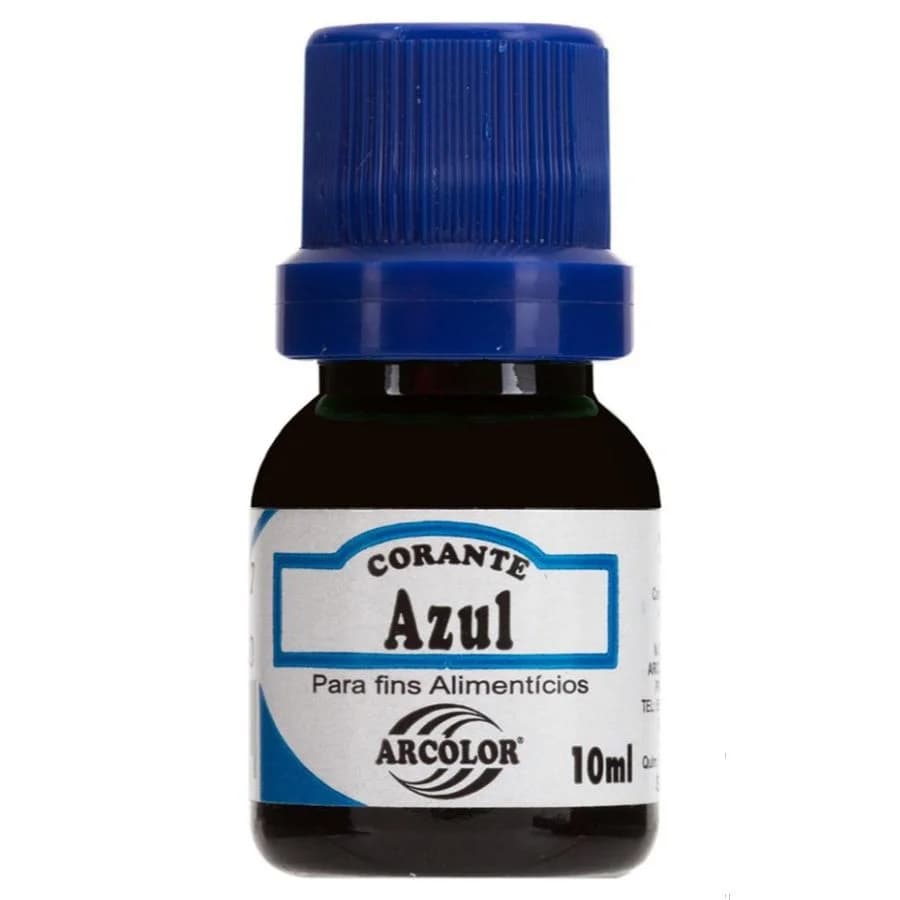 CORANTE LIQ ARCOLOR 10ML AZUL 