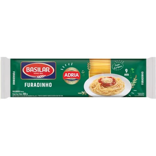 MACARRAO BASILAR 400G FURADINHO