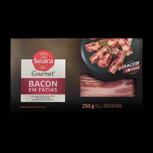 BACON FATIAS SEARA GOURMET 250G
