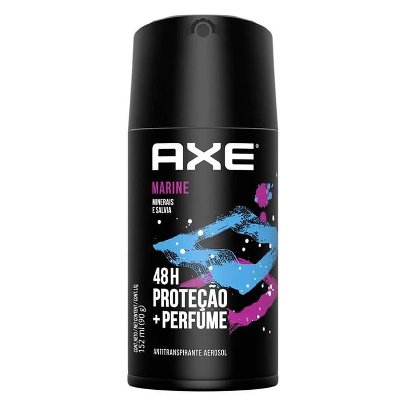 DESODORANTE AEROSOL AXE 152ML MARINE