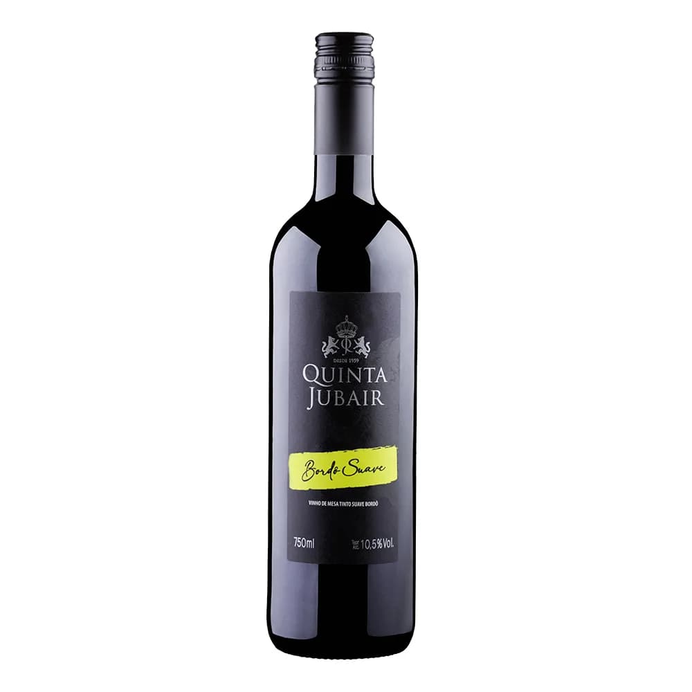 VINHO QUINTA JUBAIR 750ML BORDO SUAVE