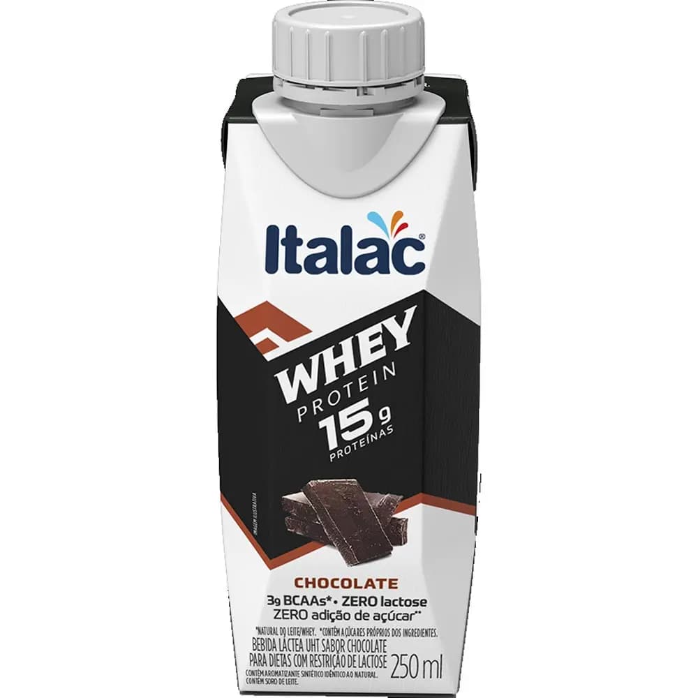 BEB LACTEA ITALAC 250ML WHEY PROTEIN CHOCOLATE