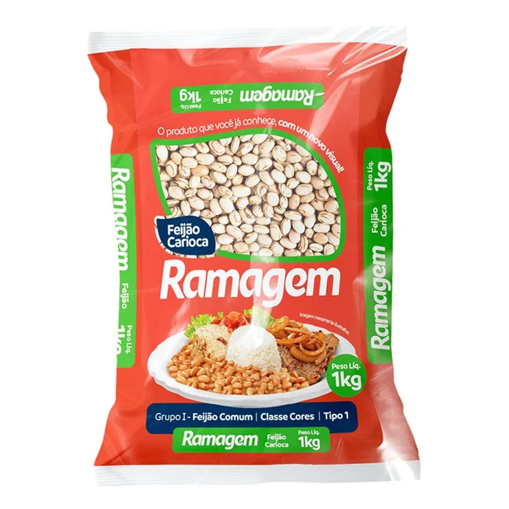 FEIJAO CARIOCA RAMAGEM 1KG