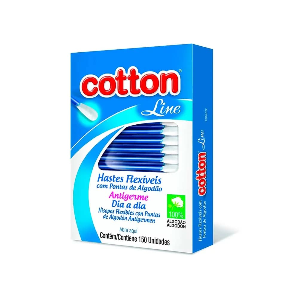 HASTES FLEXIVEIS COTTON LINE 150UN