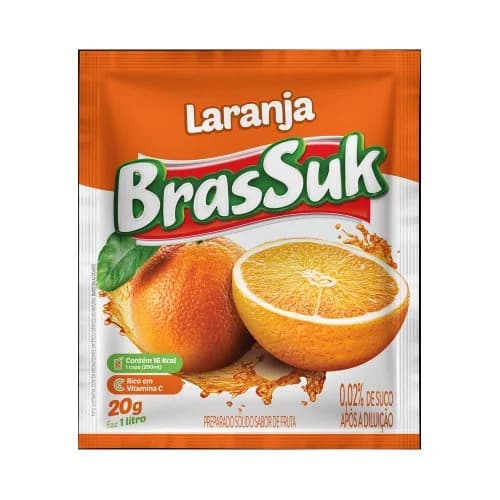 REFRESCO PO BRASSUK 20G LARANJA
