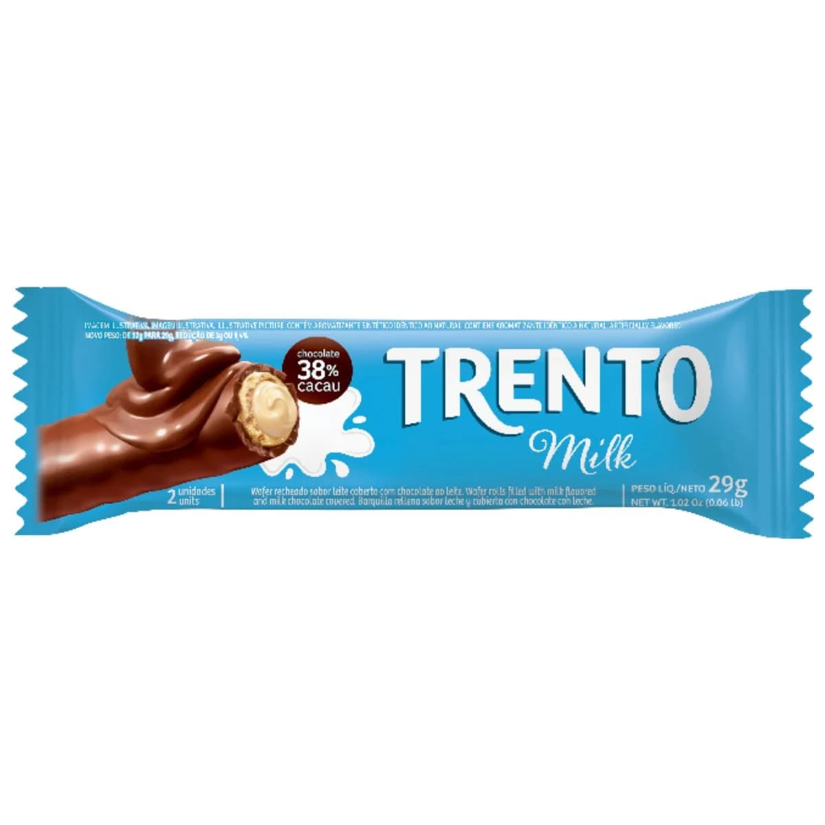 CHOCOLATE TRENTO 29G  MILK