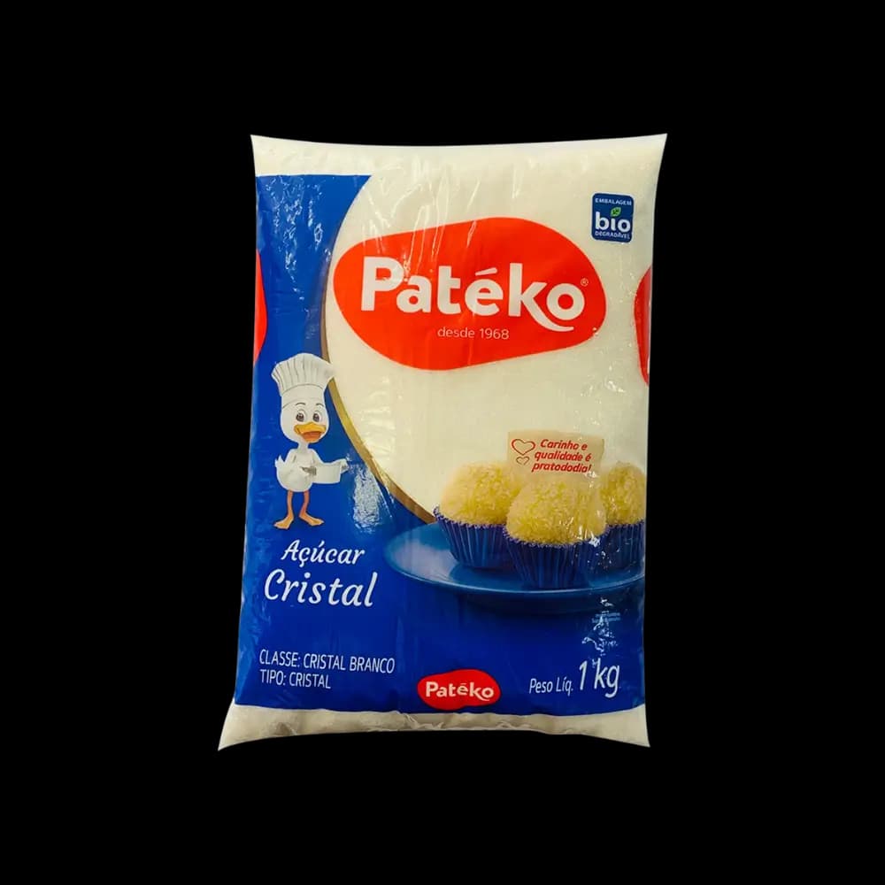 ACUCAR CRISTAL PATEKO 1KG