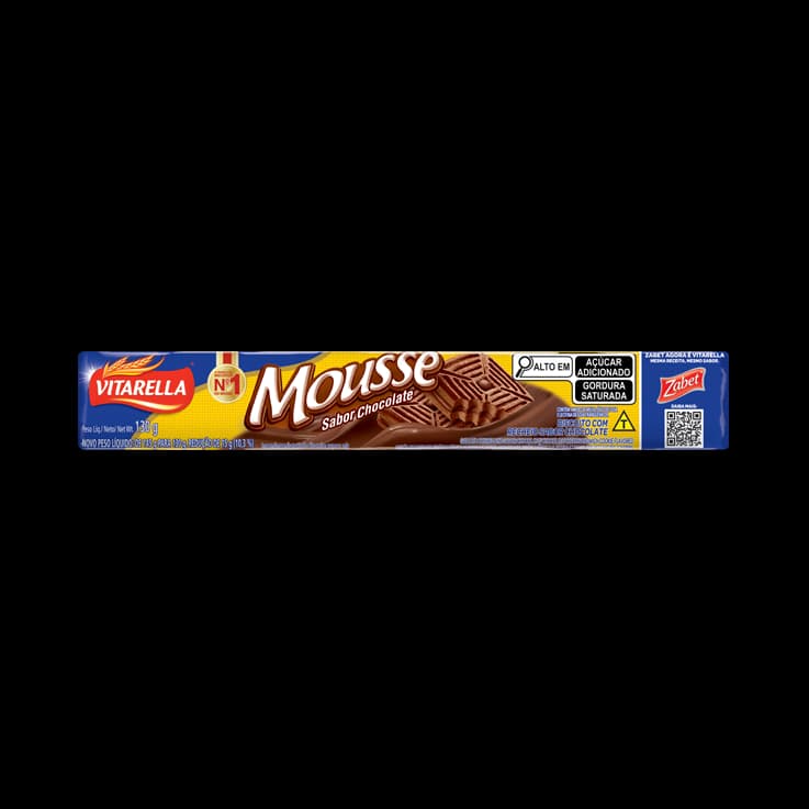 BISC RECH VITARELLA 130G MOUSSE CHOCOLATE
