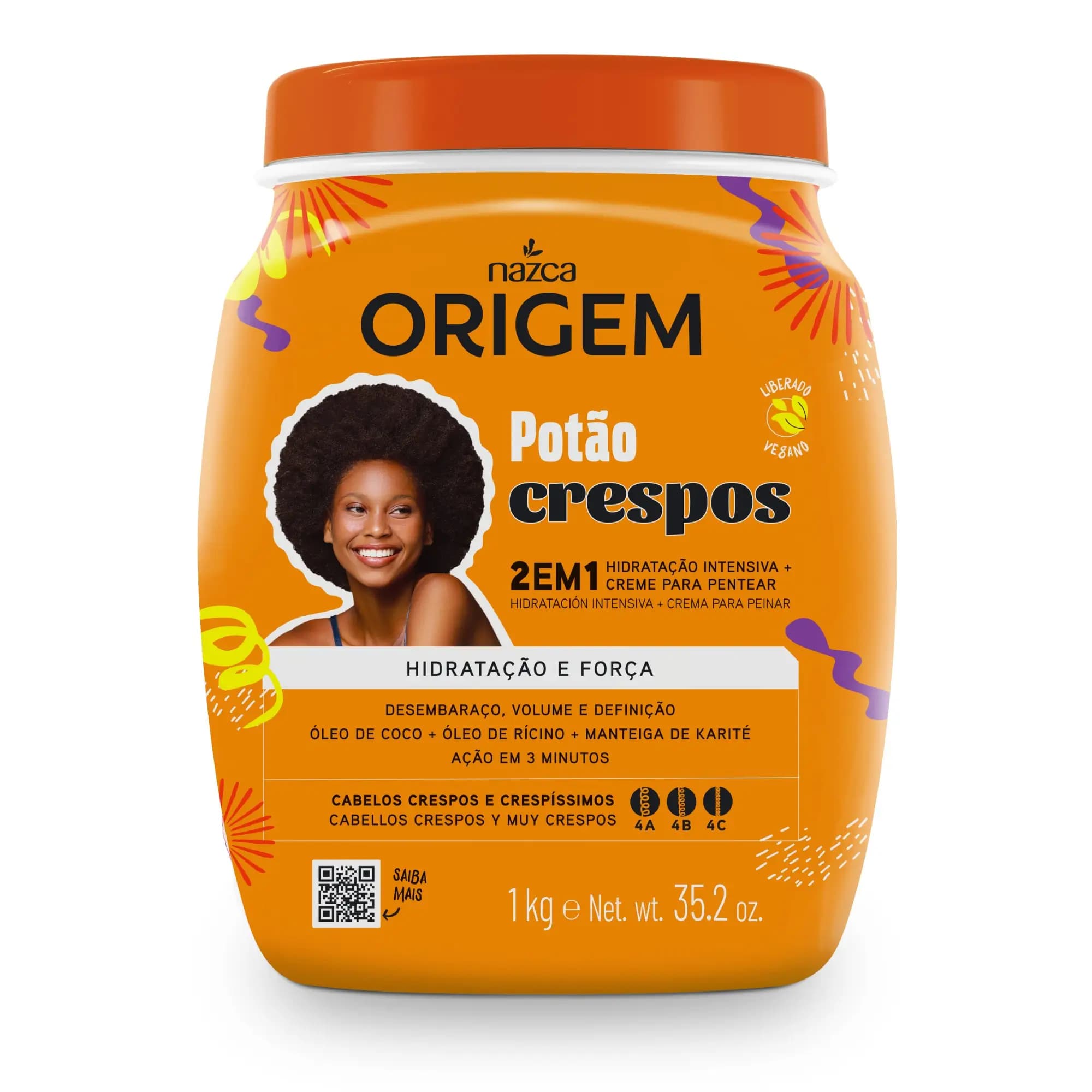 CREME CABELO ORIGEM 1KG 2EM1