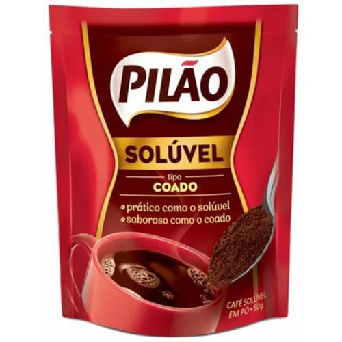 CAFE PILAO SOLUVEL 50G COADO REFIL