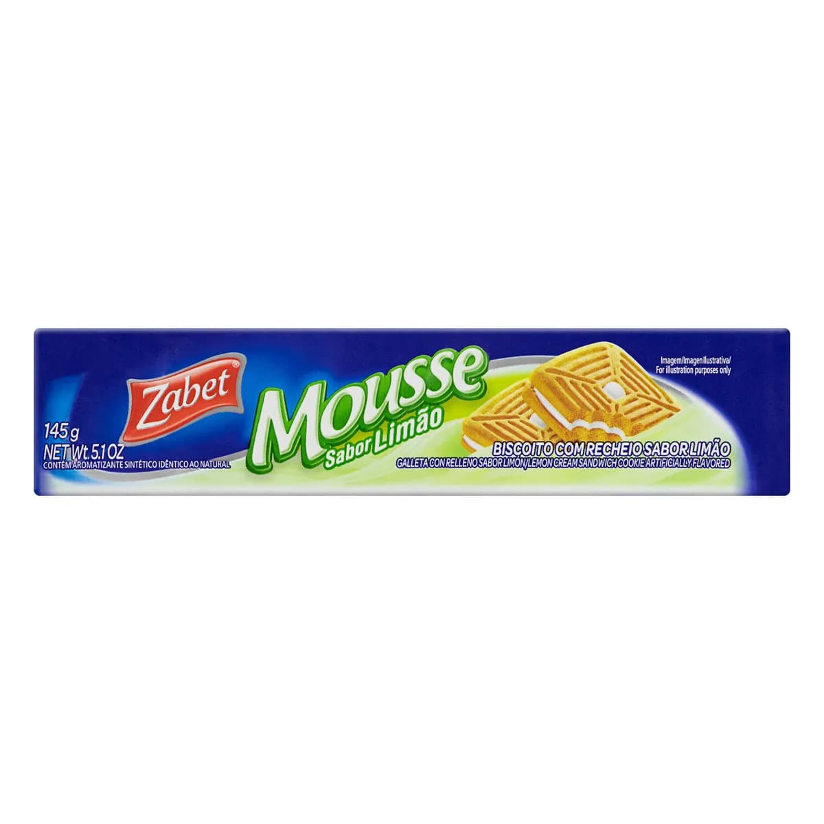 BISC RECH ZABET 145G MOUSSE LIMAO
