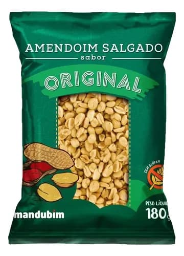 AMENDOIM SALGADO MANDUBIM 180G