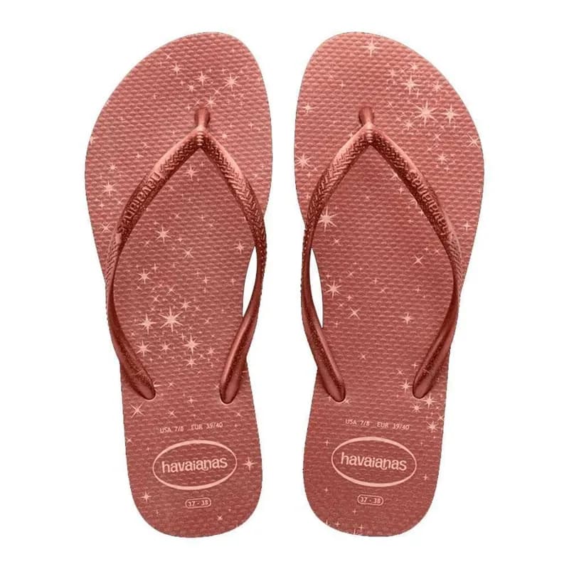 SAND HAVAIANAS SLIM GLOSS ROSADOURADO 390