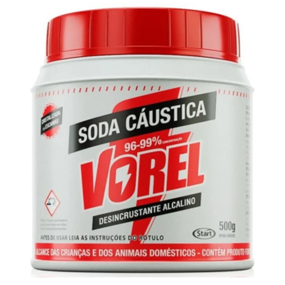 SODA CAUSTICA ESCAMA VOREL 500G